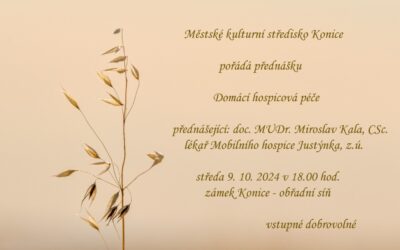 Dovolujeme si vás pozvat na přednášku